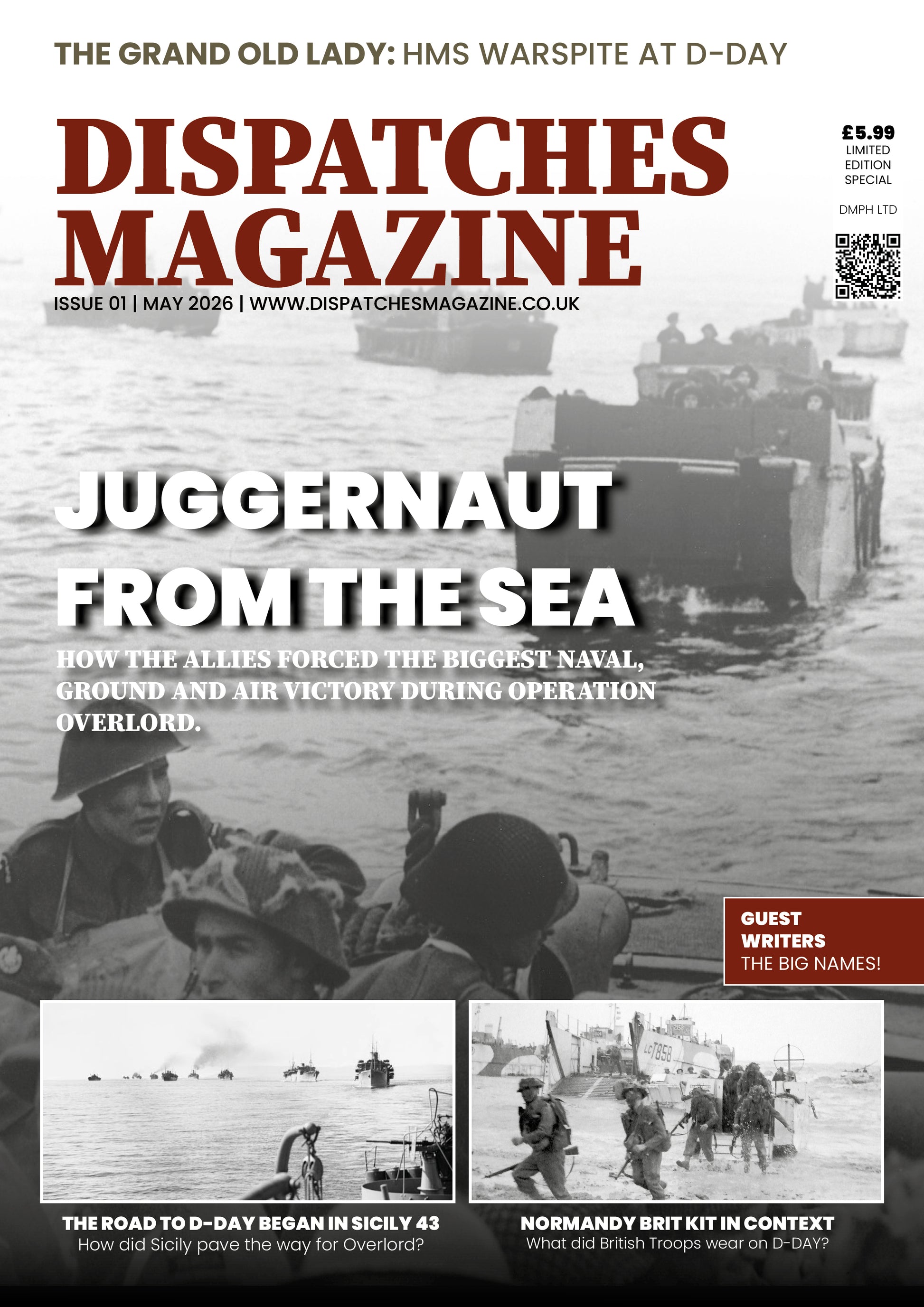 D-Day limited edition booklet cover, Juggernaut From The Sea, Operation Overlord