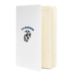 US Marines WW2 hardcover bound notebook in white, front cover
