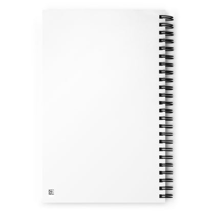 Top Secret spiral notebook open showing dotted pages