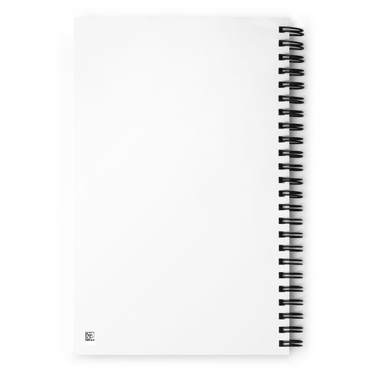 Top Secret spiral notebook open showing dotted pages