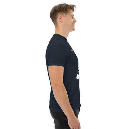 Tommies On Tour t-shirt shown flat, full garment