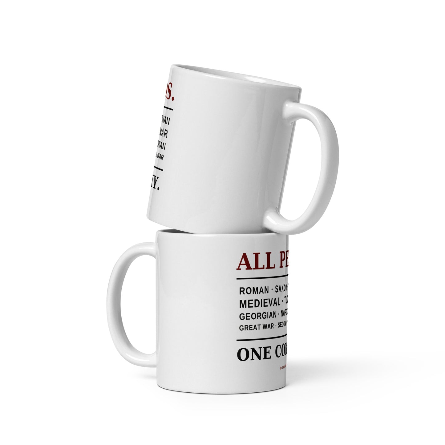 All Periods white glossy mug, 11oz, Network fundraiser